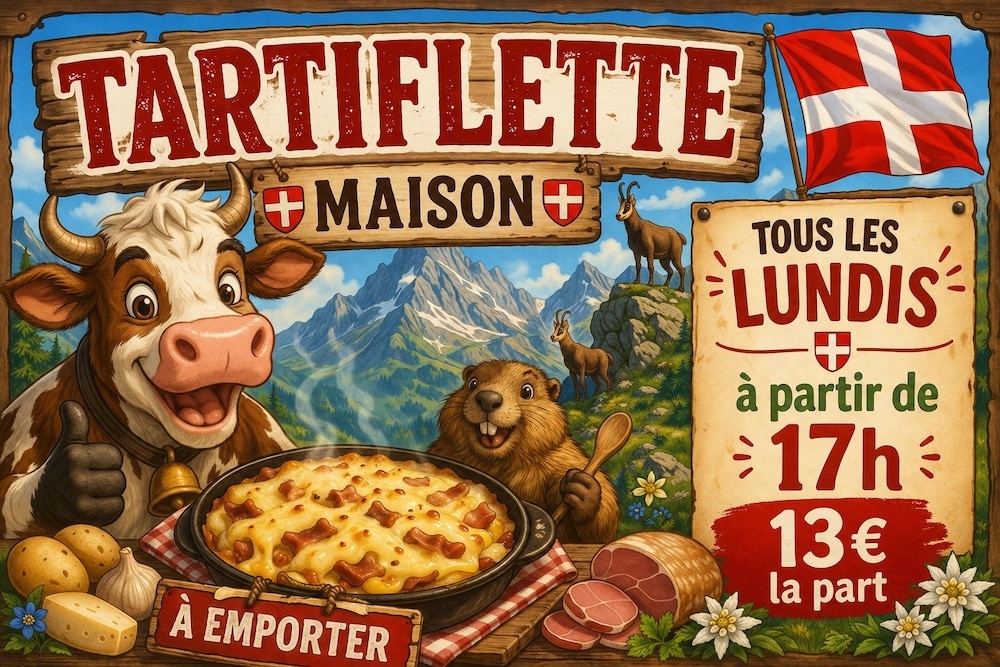 Tartiflette maison Tartiflette maison à emporter chez Gaylord été 2026